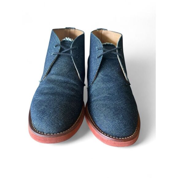 Mark McNairy Denim Chukka Unisex Boots US 7 UK 5 Red Sole Made In England main image 10